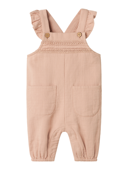 Lil Atelier Salene Loose Overall - Rugby Tan