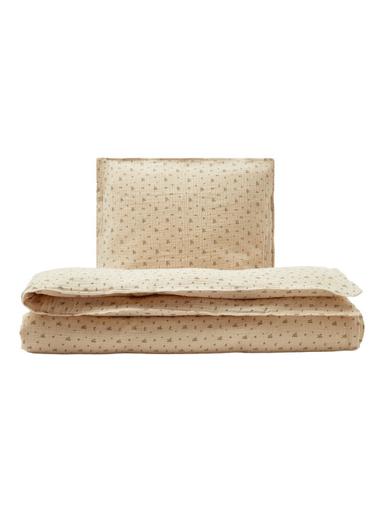 Lil Atelier Nolin Baby Sengetøj - Wood Ash