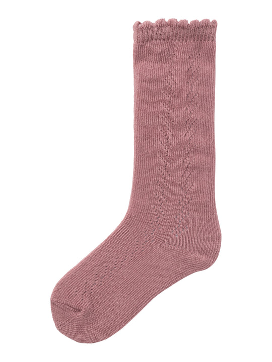 Lil Atelier - Solaima Knee Socks - Nostalgia Rose