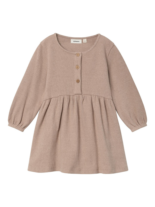 Lil Atelier Sophia Loose Dress - Nougat