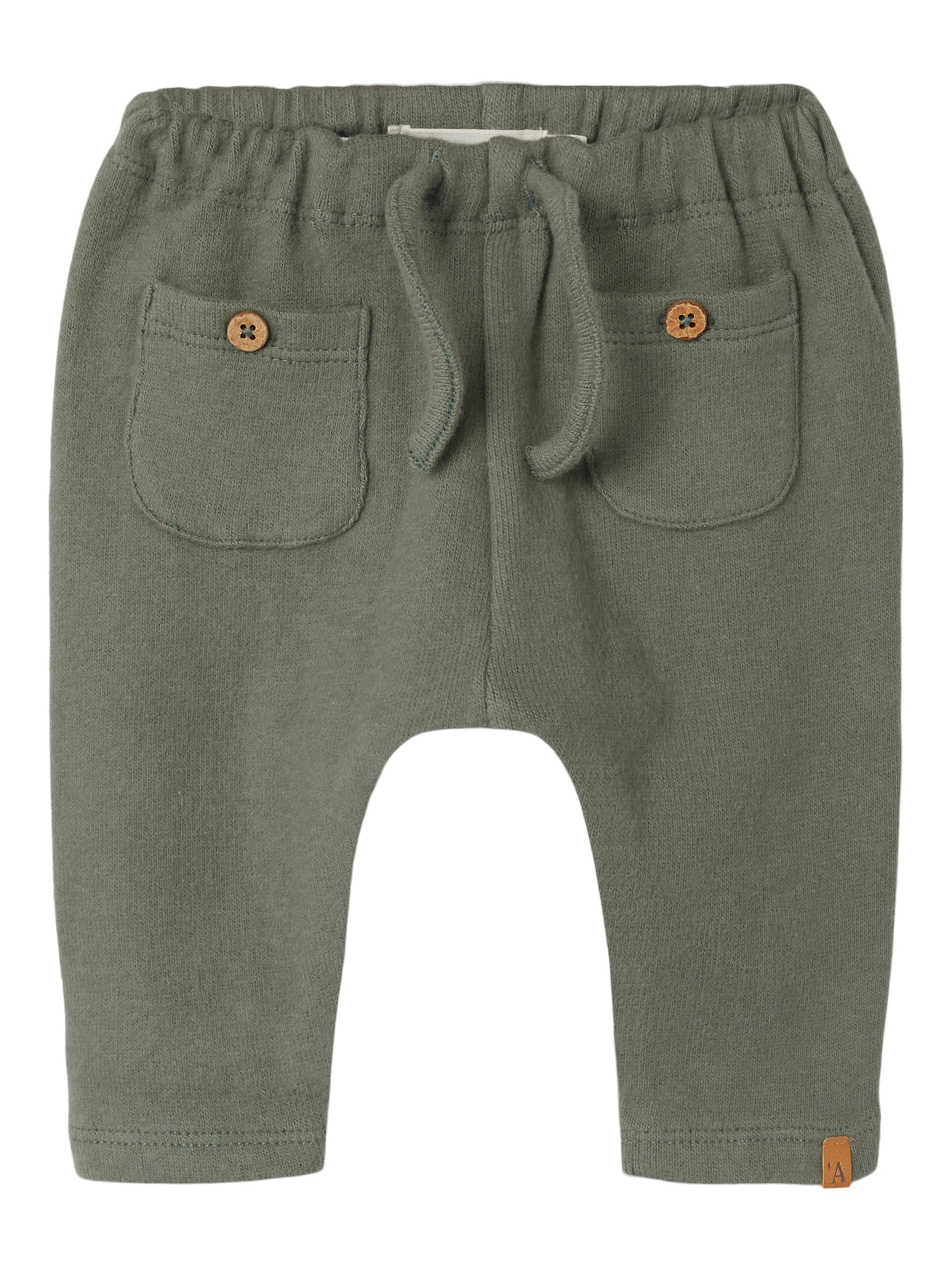 Lil Atelier Thor Loose Pants - Agave Green