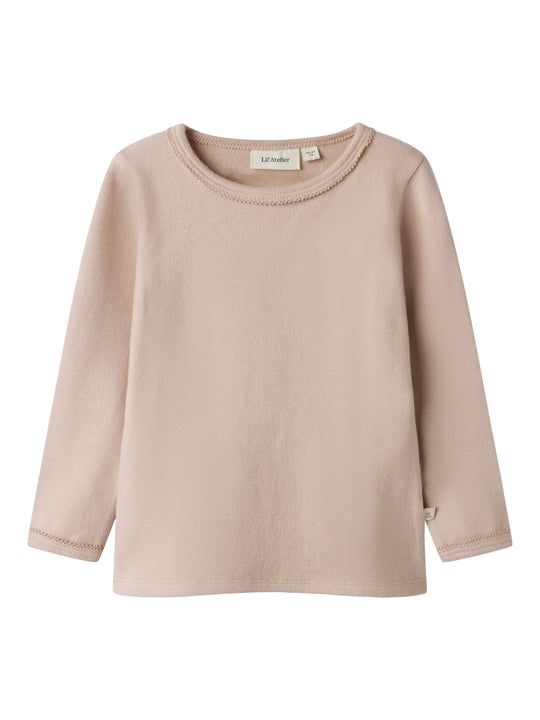 Lil Atelier Thoro Hif Slim Top - Misty Rose