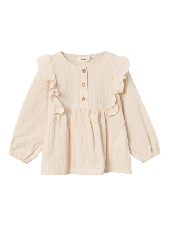 Lil Atelier Tiba Loose Shirt - Fog