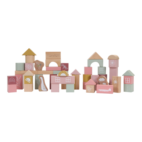 Little Dutch Byggeklodser - Pink