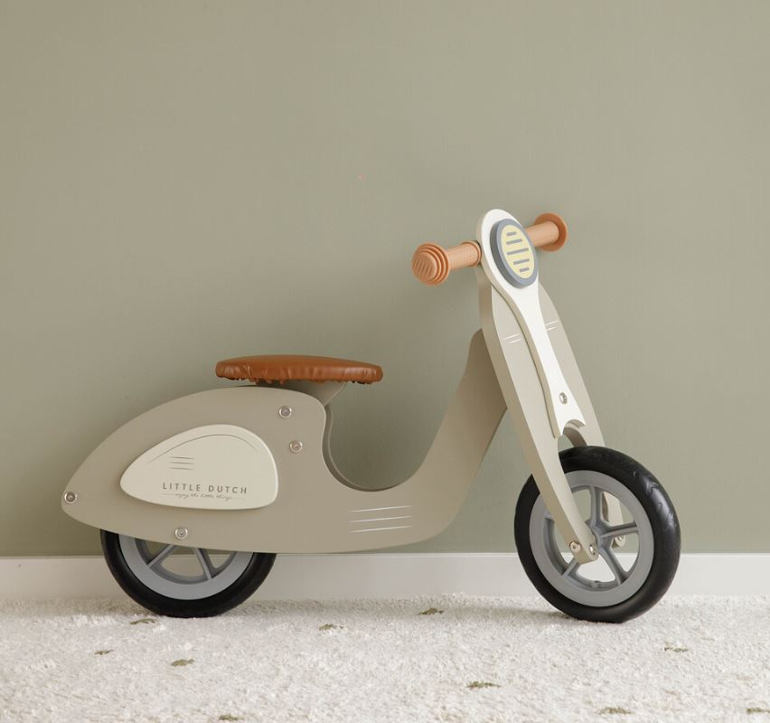 Little Dutch Scooter - Støvet grøn