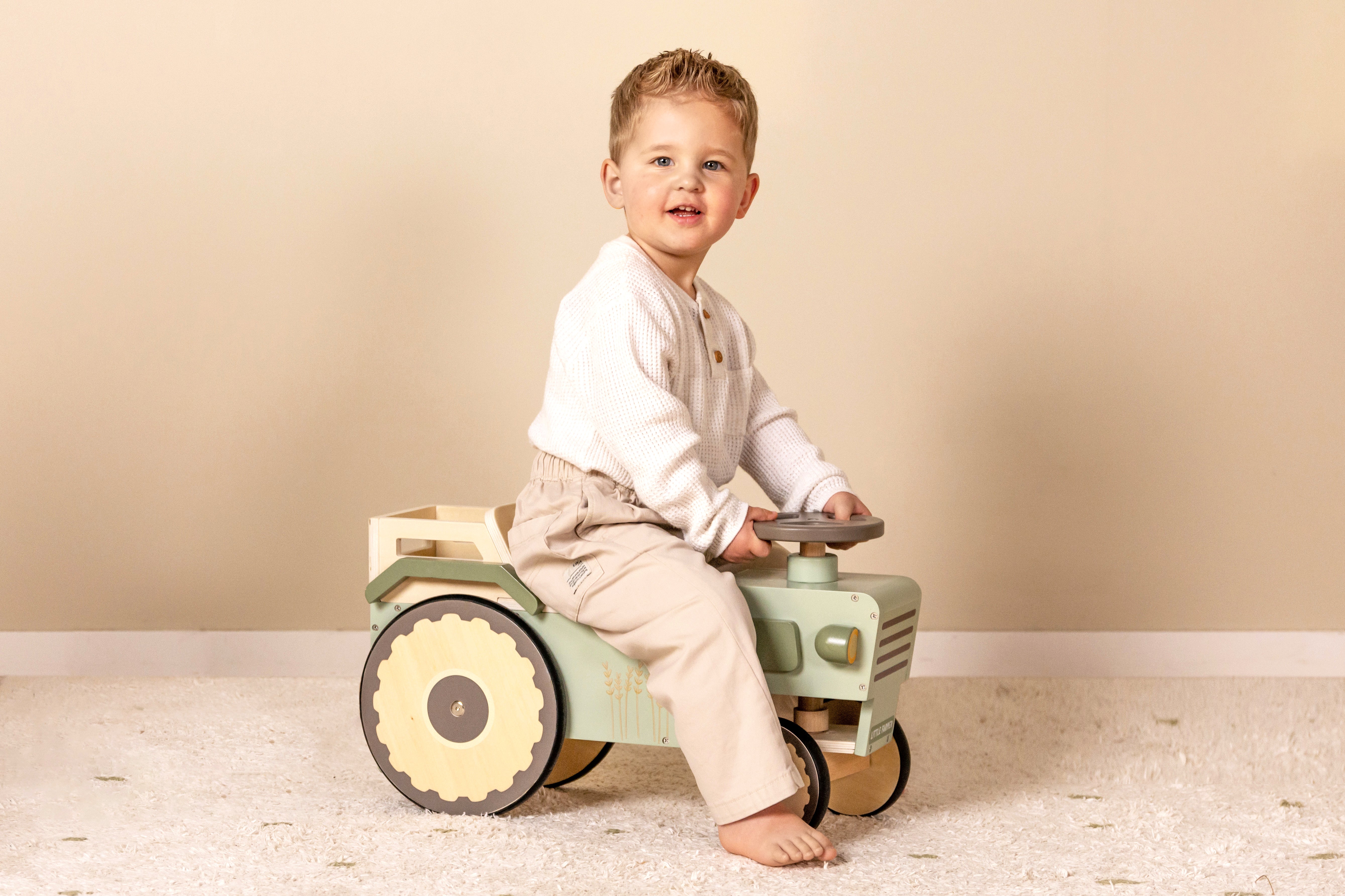 Little Dutch Gåvogn Traktor - Little Farm