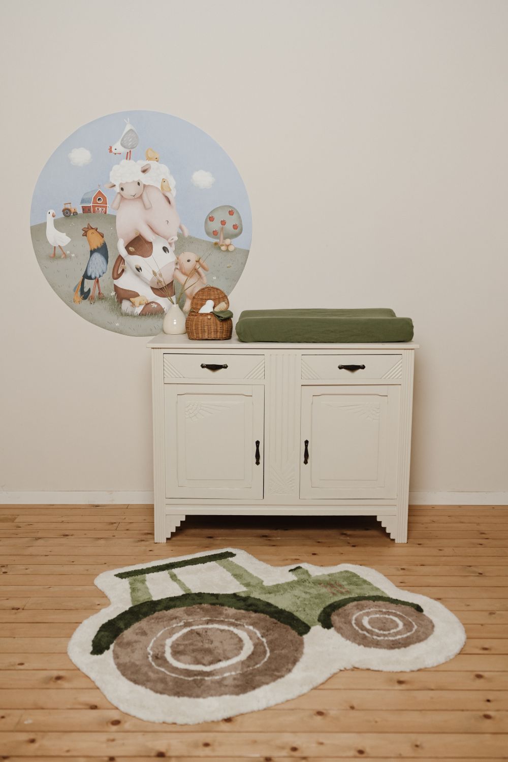 Little Dutch Gulvtæppe - Traktor