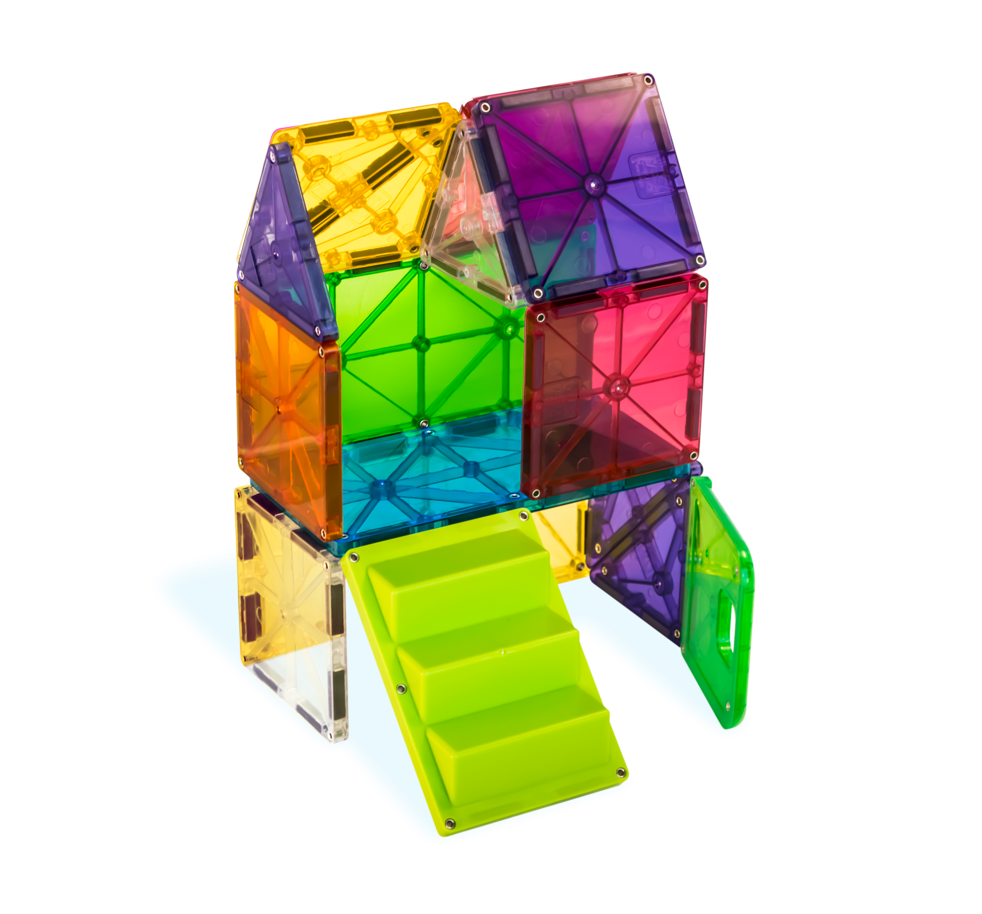 Magna-Tiles Magnetisk Legetøj - Hus - 28 Dele