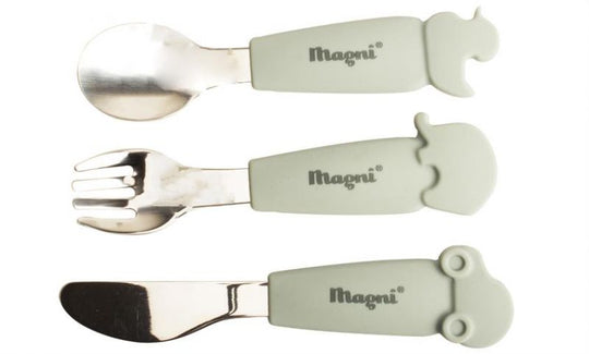 Magni Baby bestik - Dusty Blue