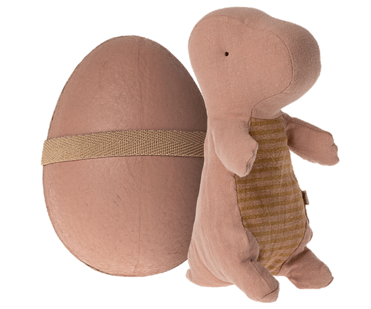 Maileg Dinosauræg med Dino bamse - Gammel Rosa