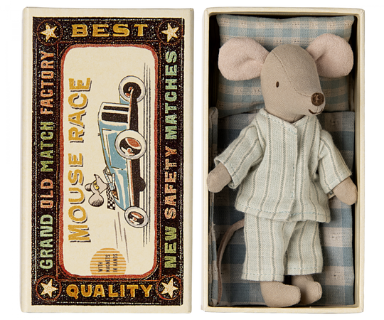 Maileg Storebror Mus i Tændstikæske