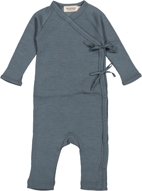 MarMar Rula Rib Uld Heldragt - Stormy Blue