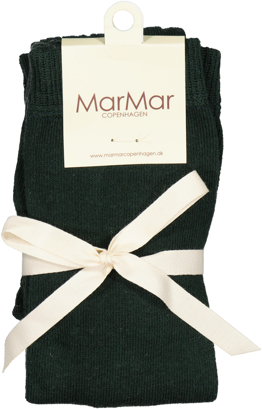 MarMar Rib Strømpebukser - Dark Leaf