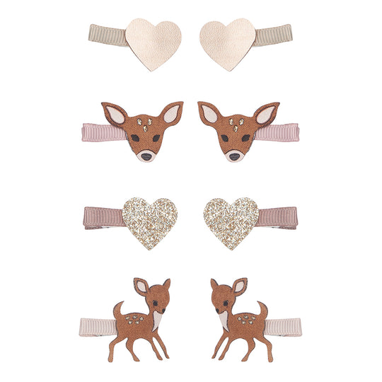 Mimi & Lula 8 hårclips - Mini Felicity Fawn Prairie Girl