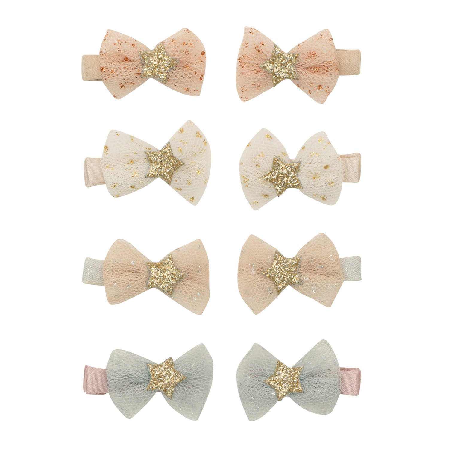 Mimi & Lula 8 Hårclips - Mini Tutu Bow Enchanted