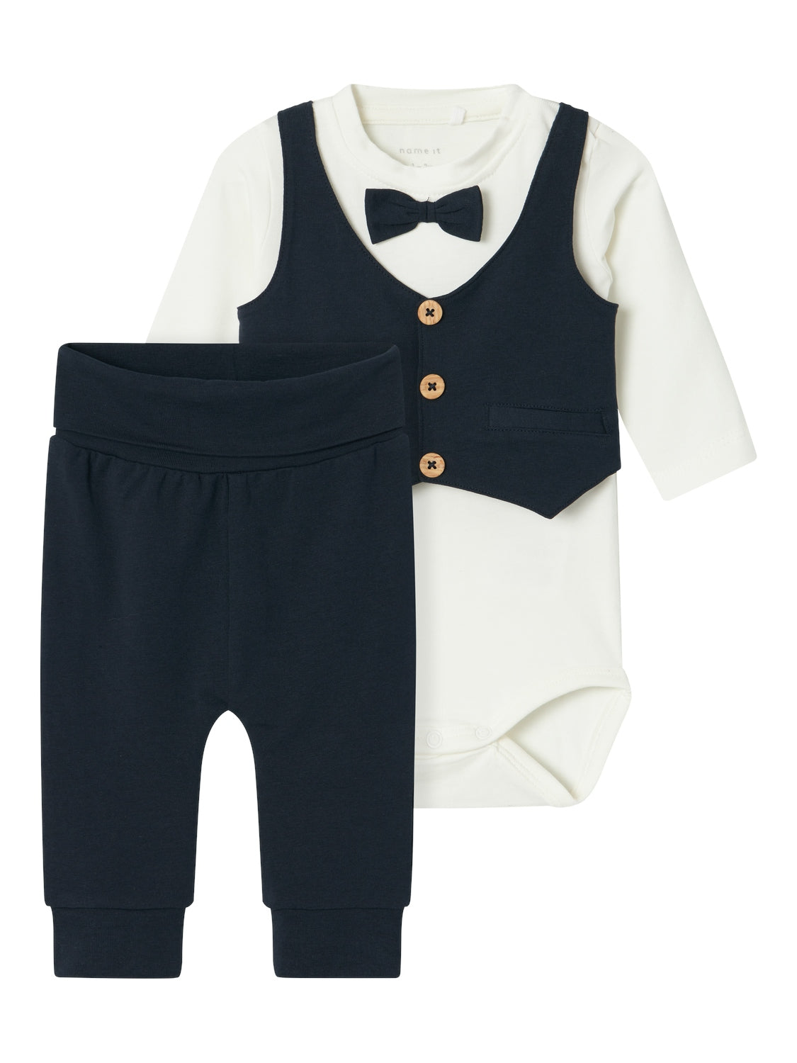 Name It Adam Body & Pants Sæt - Dark Sapphire