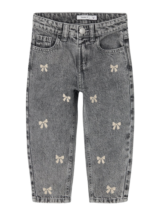 Name It Bella Mom Jeans - Medium Grey Denim