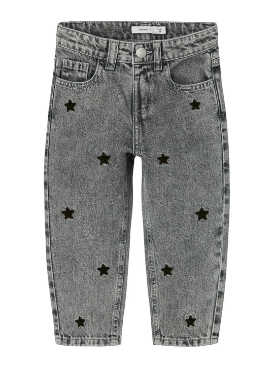 Name It Bella Mom Jeans - Medium Grey Denim