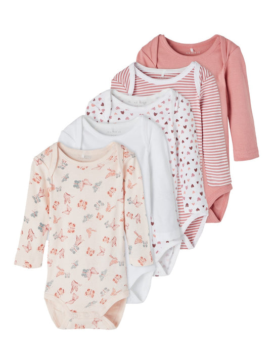 Name It Body 5 pak - Dusty Rose