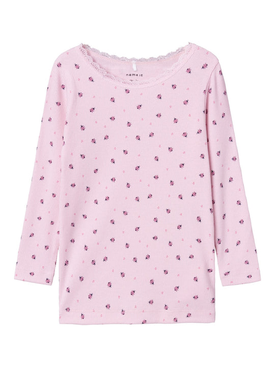 Name It Dab Bluse med Mariehøne - Parfait Pink