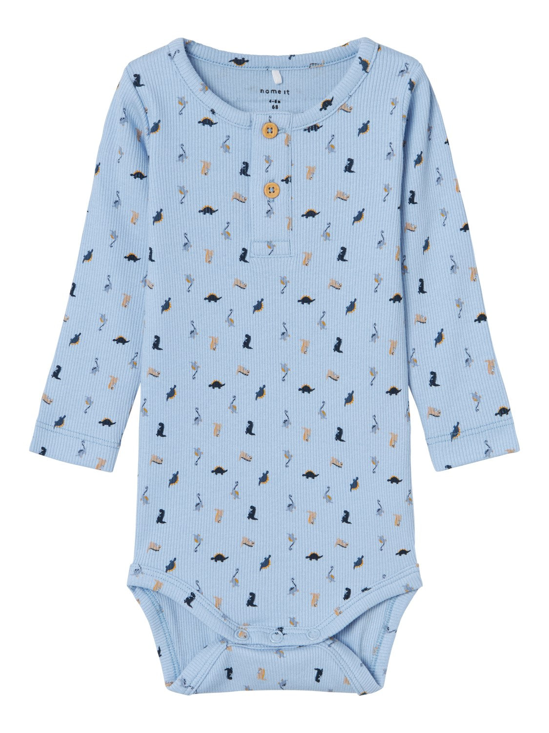 Name It Dabbu Body med Dino - Chambray Blue