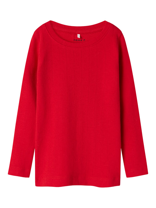 Name It Dagnes Top - Chinese Red