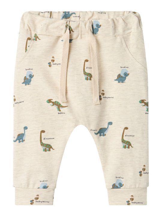 Name It Dinos Pants - Peyote Melange