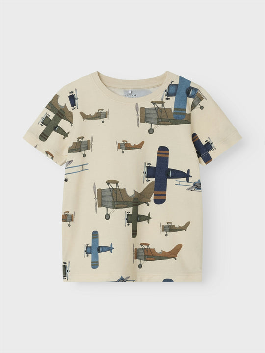 Name It Diuse T-shirt - Almond Milk