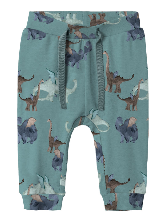 Name It Dragon Pants - Mineral Blue