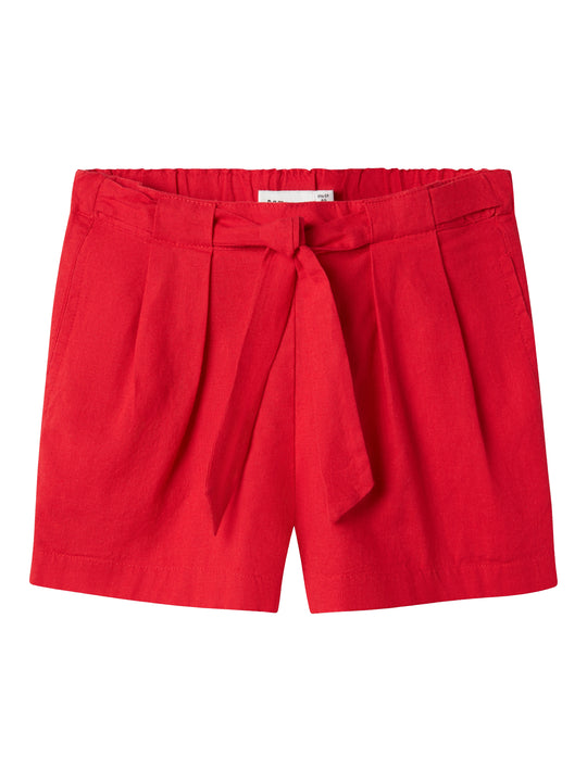 Name It Falinnen Shorts - Chinese Red