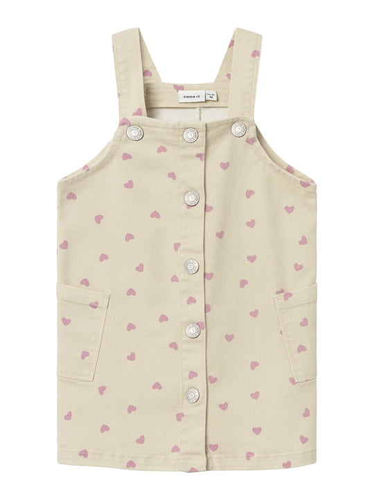 Name It Fane Twill Spencer - Summer Sand Heart