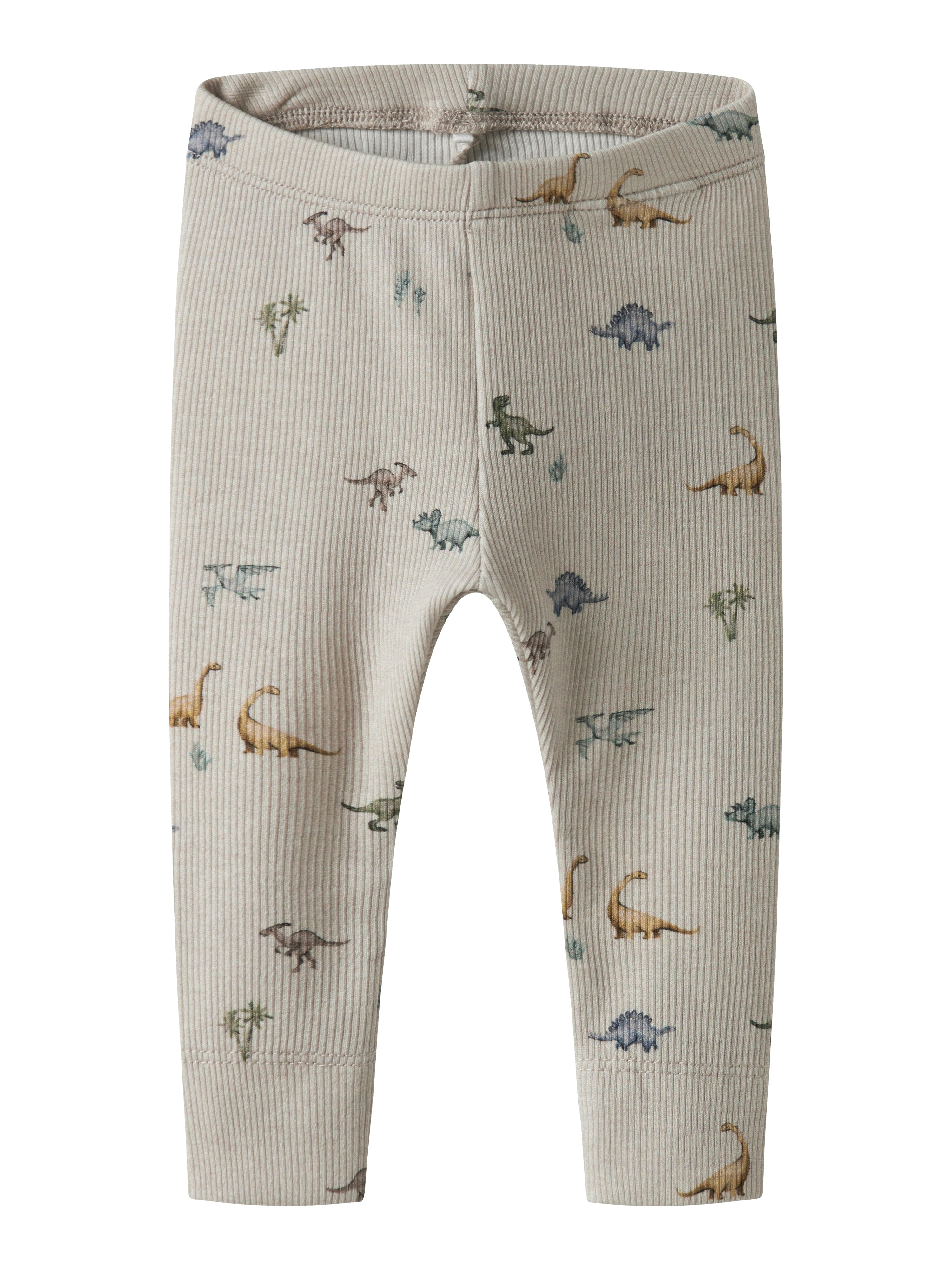 Name It Faurus Leggings med Dino - Nacreous Cloud