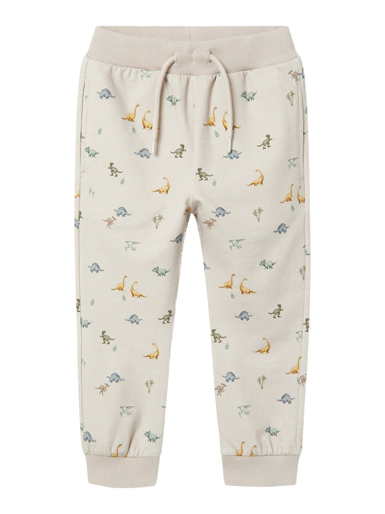 Name It Faurus Sweatpants med Dino - Nacreous Cloud