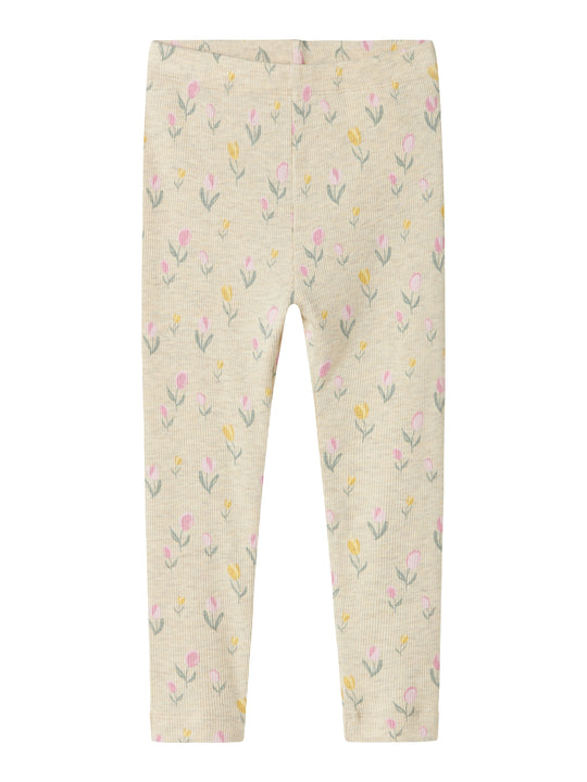 Name It Flowerkab Leggings - Peyote Melange