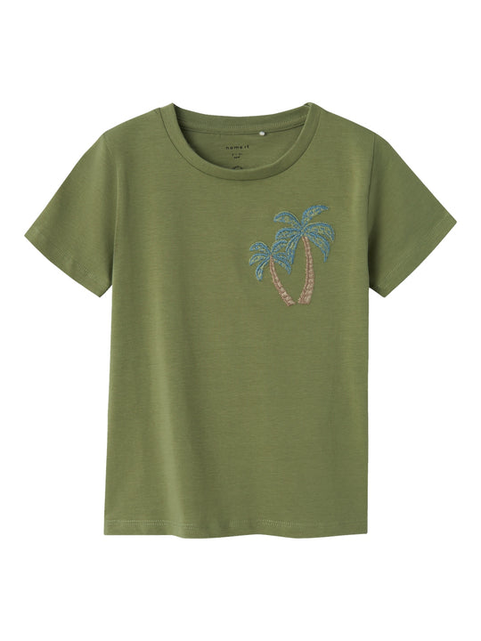 Name It Hakan T-shirt - Oil Green