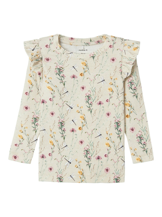 Name It Hanina Shirt - Peyote Melange