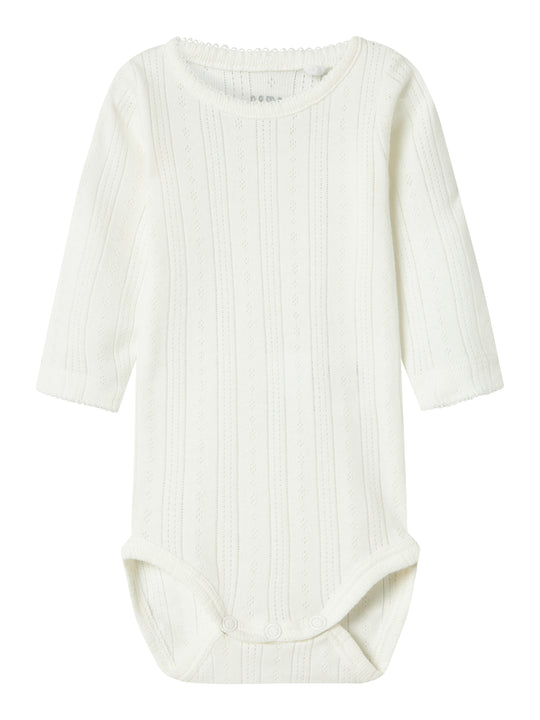 Name It Happy LS Body - Cloud Dancer