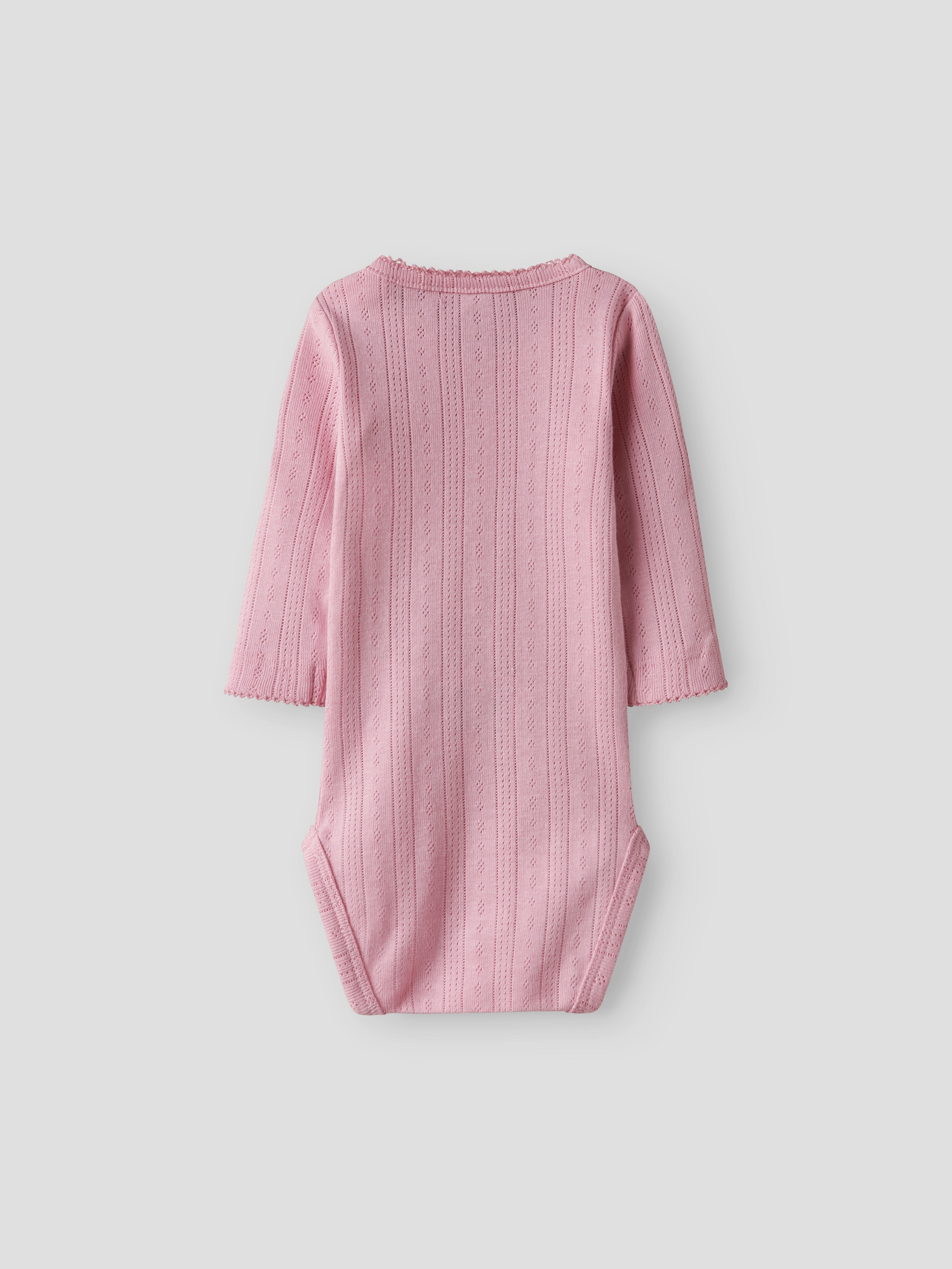 Name It Happy LS Body - Cameo Pink