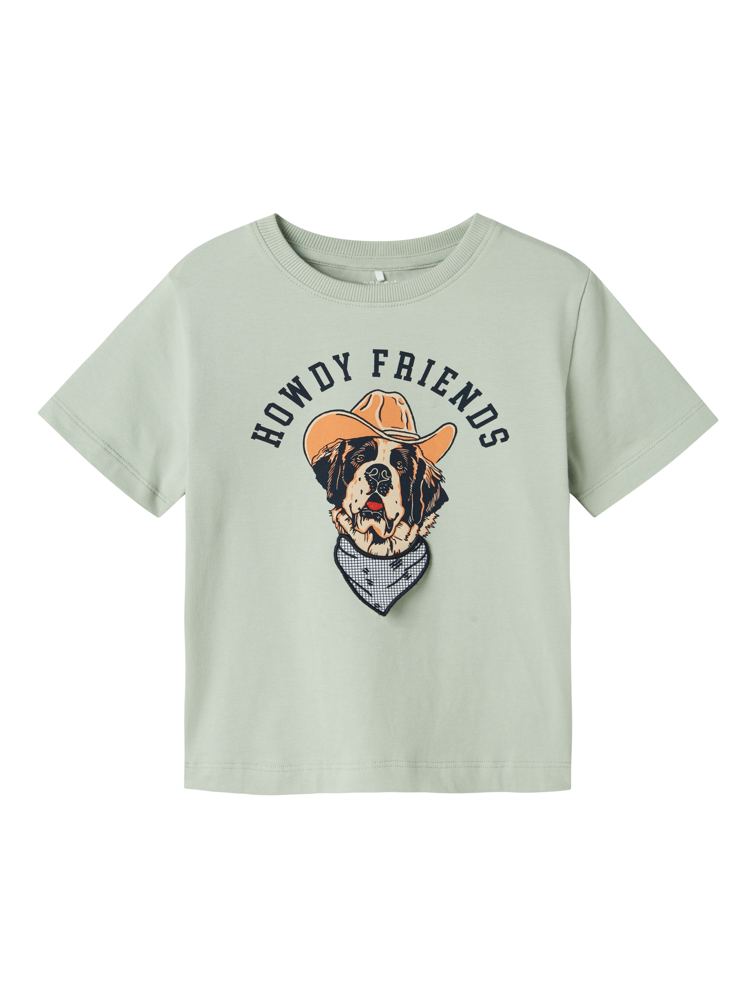 Name It Hasse Top - Aqua Gray