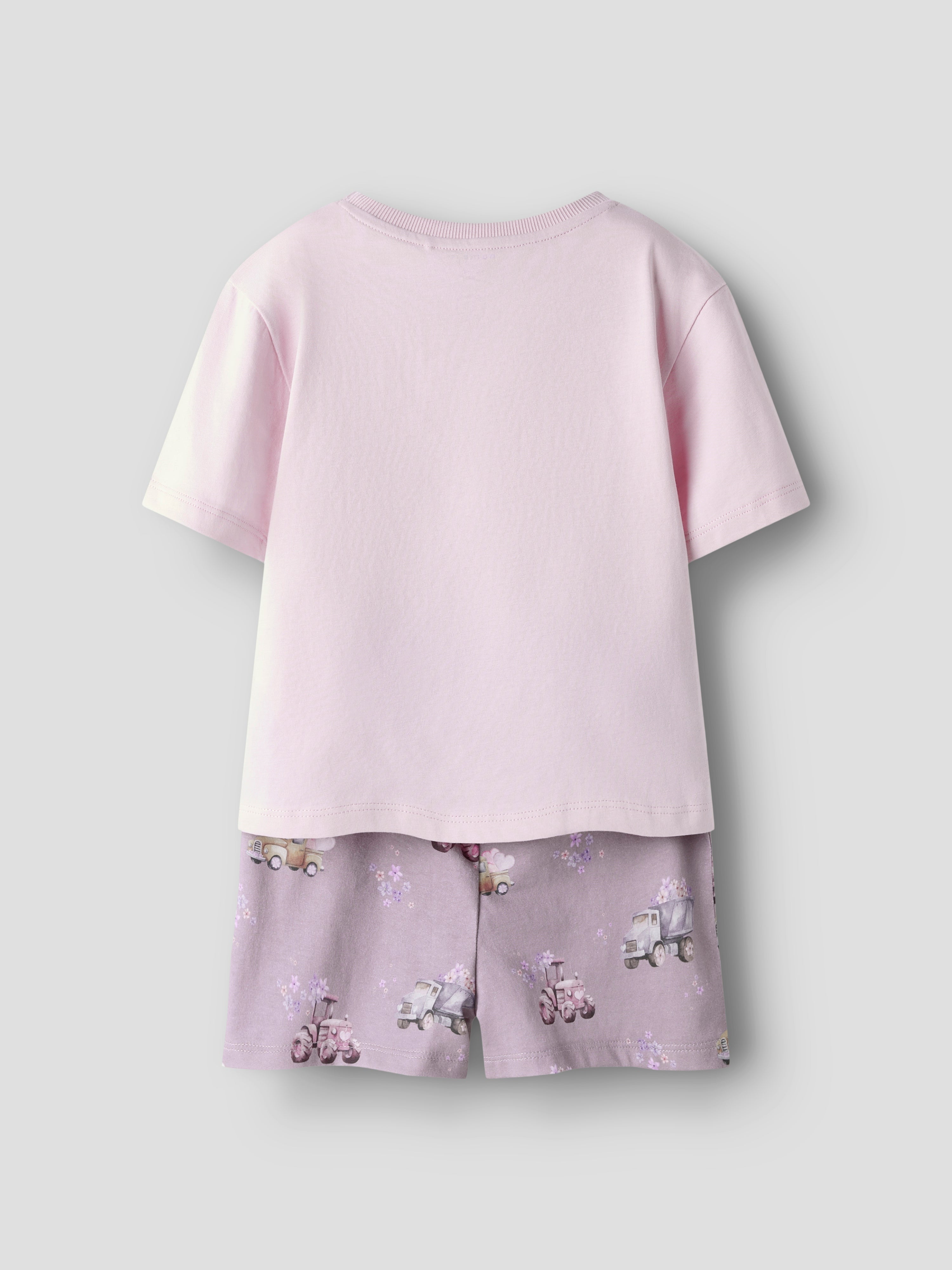 Name It Helga Shorts Sæt - Cameo Pink/Elderberry Shorts