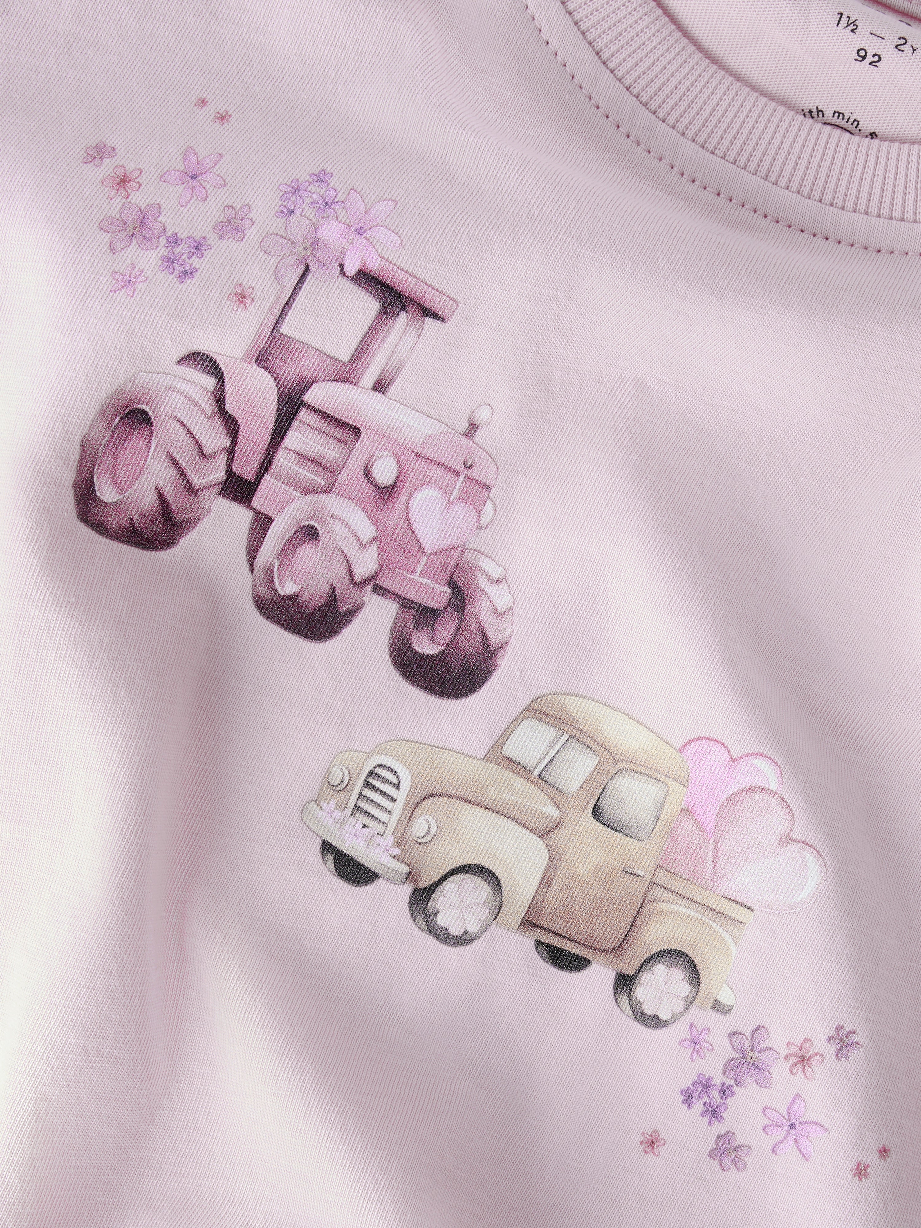 Name It Helga Shorts Sæt - Cameo Pink/Elderberry Shorts