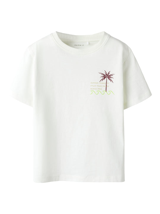 Name It Helix SS Top - Cloud Dancer