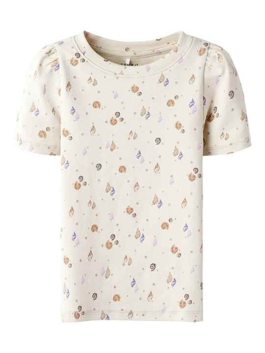 Name It Hiline SS Slim Top - Sandshell