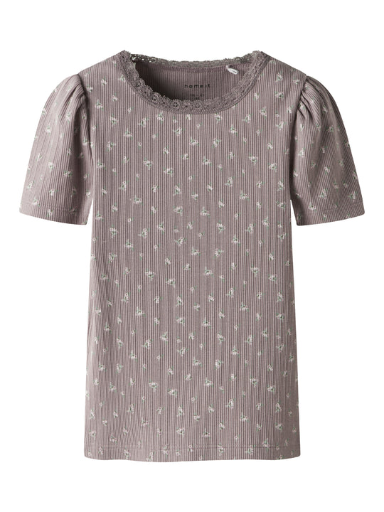 Name It Hoise SS Slim Top - Purple Dove