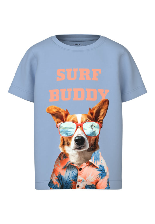 Name It Holger T-shirt - Chambray Blue