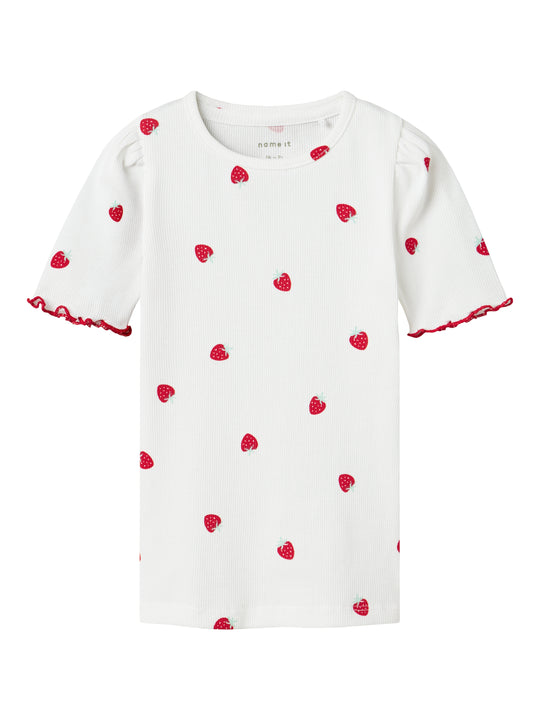 Name It Jillie SS Top - Bright White