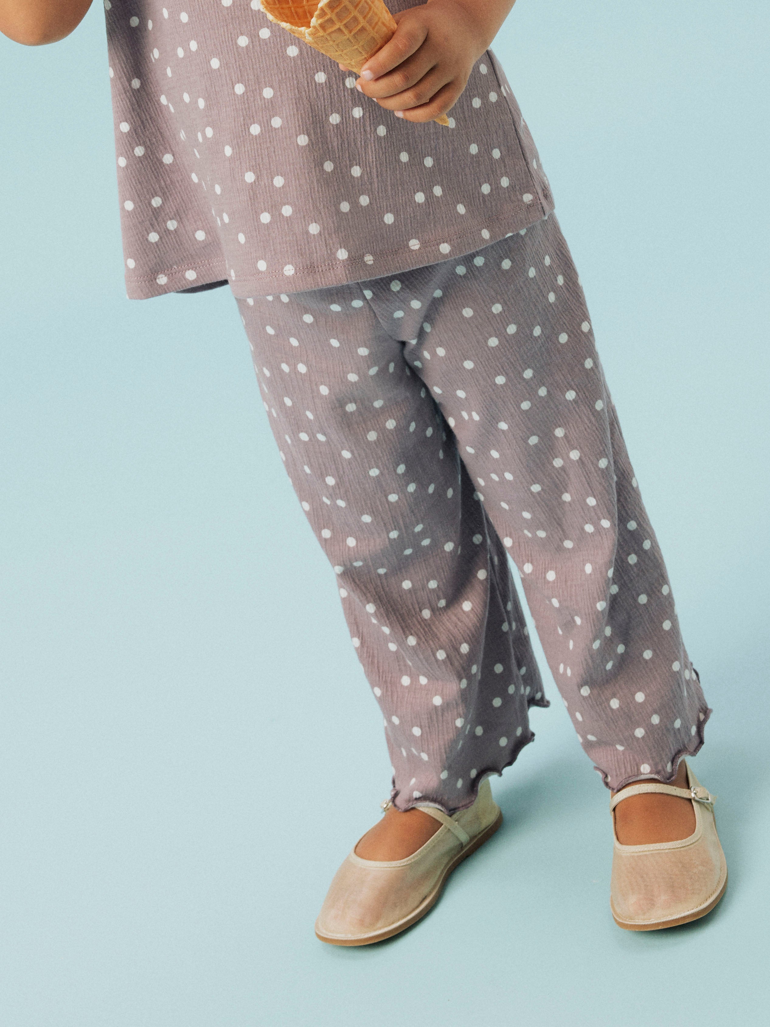 Name It Judy Wide Pant - Purple Dove