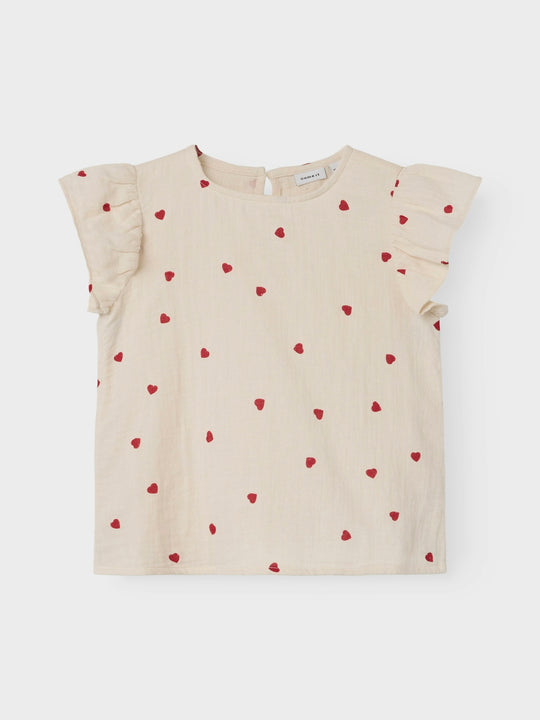 Name It Jytta Loose Top - Turtledove