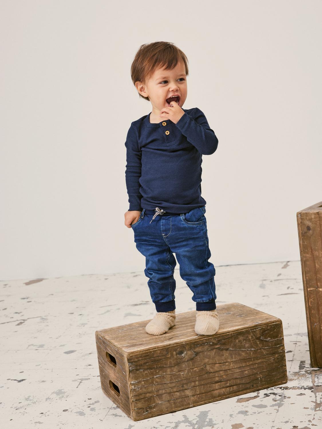 Name It Kab Ls Shirt Noos - Dark Sapphire