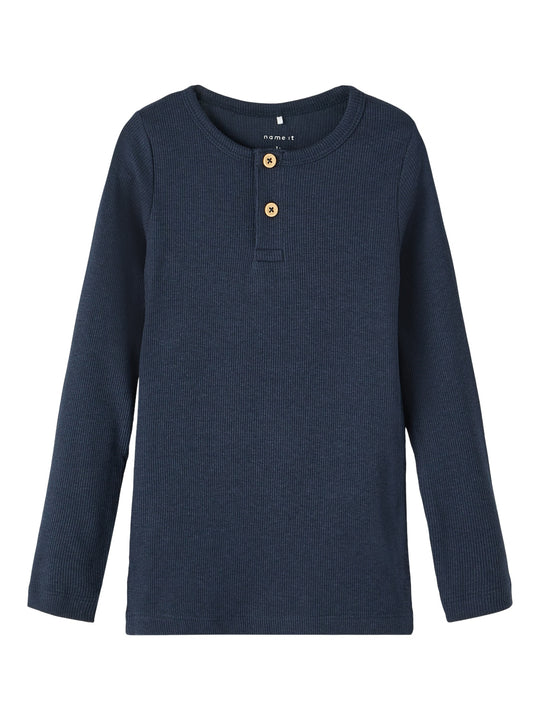 Name It Kab Ls Shirt Noos - Dark Sapphire